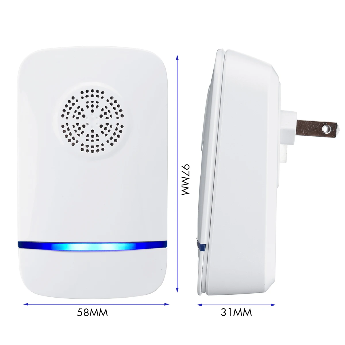 Вертикальный US/AU Открытый Кемпинг Plug Электронный Отпугиватель москитов средство