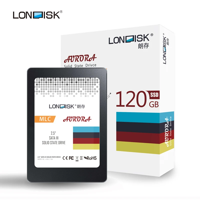LONDISK SSD 120 ГБ internal Solid State Drive 2.5 дюймов SATA III HDD жесткий диск HD Тетрадь PC|Внутренние