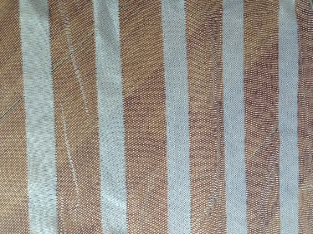 59 &quot150 см ширина 2 м/лот белый кремовый полосатый сетчатый Тюль высокого качества