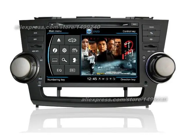 Koop Voor Toyota Highlander 2007 ~ 2013-Auto GPS Navigatiesysteem + Radio TV DVD IPod BT 3G WIFI HD Screen Multimedia Systeem