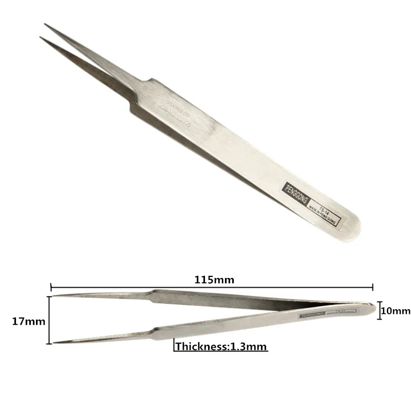 Пинцет для электроники 6 шт. химический медицинский электронный прибор