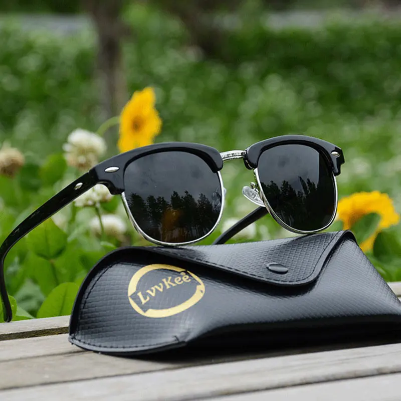 Фото Солнцезащитные очки lvvkee с заклепками для мужчин и женщин классические модные