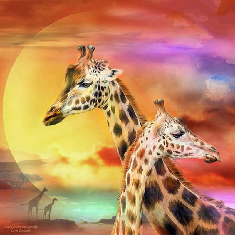 

Full square/Round drill Diamond embroidery Elk 5D DIY diamond Painting Cross Stitch Rhinestone Mosaic HYY