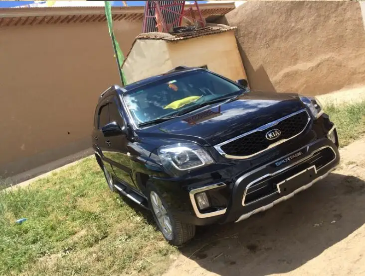 2 шт. автомобильный головной светильник для KIA Sportage 2013 задний светильник светодиодный DRL ходовой светильник биксеноновый луч противотуманный светильник