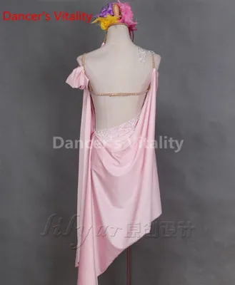 Just the dress На заказ, платье для латинских танцев, женское шелковое платье для танго, юбка «Румба», костюм самбы, бальное платье для латинских танцев, Hc dance XXS-6XL - Цвет: Just the dress