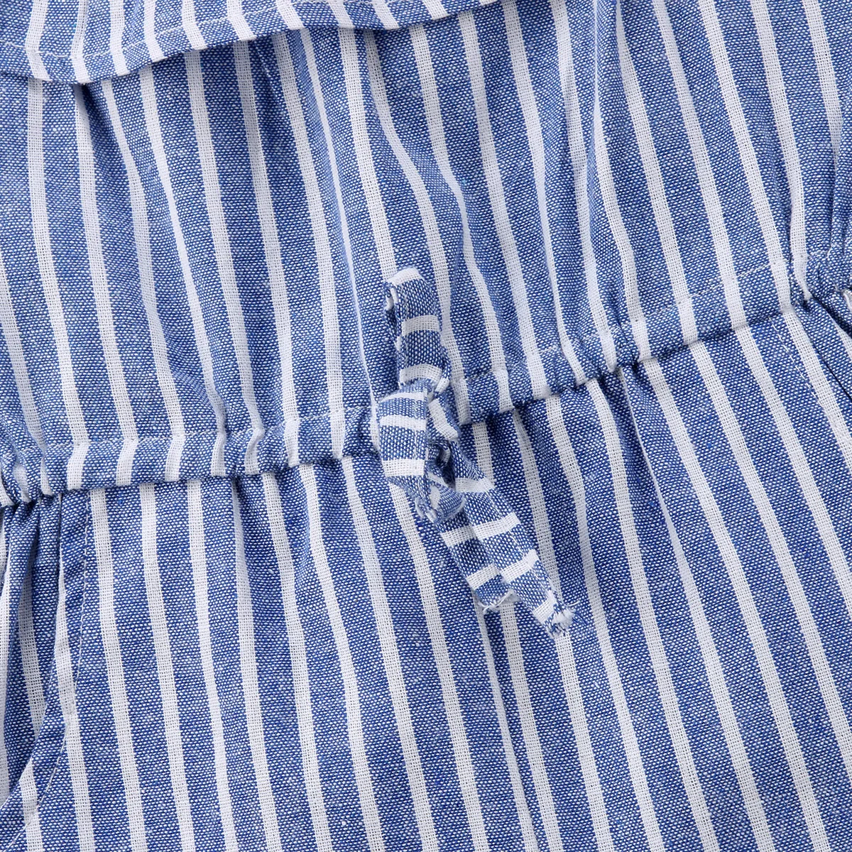 Одежда для маленьких девочек комбинезон в полоску шорты на подтяжках Милая