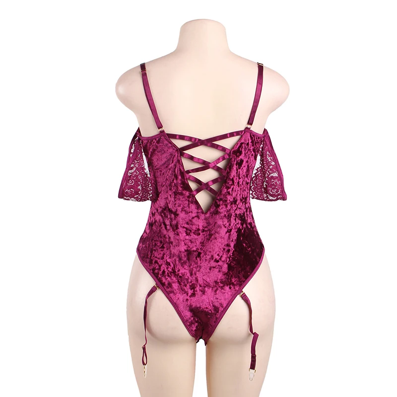 

New Sexy Lingerie Babydoll Lace Bodysuit Womens Lingerie Sexy Nightwear Floral Sleepwear Underwears Teddies Lingerie