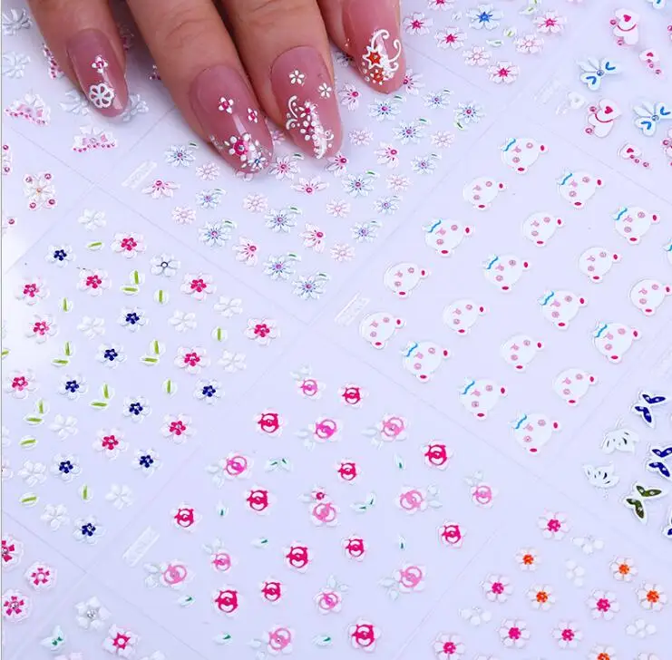 NL3-30pcs 24/30pcs жидкость для Стикеры s 3D Nail Art Наклейки на клею, Стикеры Star/Ювелирные изделия/геометрический дизайн ногтей Стикеры слайдер Фольга - Цвет: NL3-30pcs