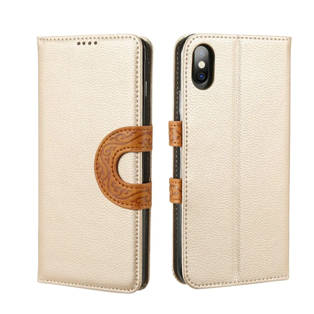 KISSCASE Роскошный кожаный чехол для xiaomi redmi note 7 Чехол для xiaomi mi 9 SE mi 8 Lite mate 9 Pro 6 Pro 4X 5A Note 5 4 Capinhas - Цвет: Золотой