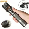 Yunmai 80000LMs Powerful LED Flashlight XHP70 XHP50 Rechargeable USB Zoom Torch XHP70.2 18650 26650 Self Defense Hunting Lamp