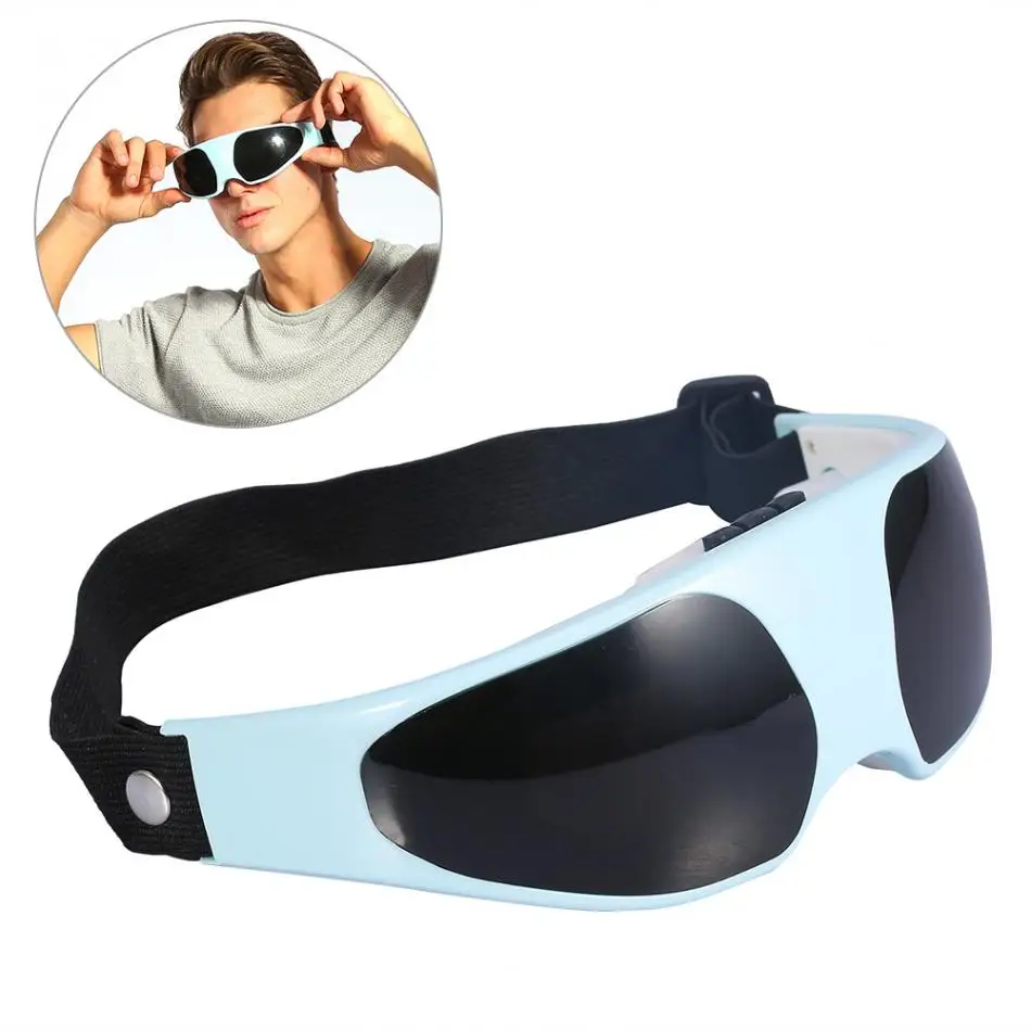 Electric Eye Massager Relieve Fatigue Anti Myopia Magnetic Therapy Massage Eyes-Care Vibration Relax Eyes Protector | Красота и