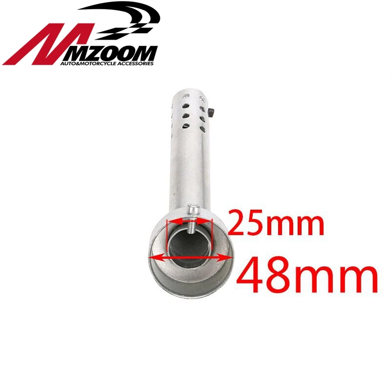 48mm Motorcycle Angled Exhaust Muffler Insert Baffle End Can DB Killer Silencer elbow 175MM Length | Автомобили и мотоциклы
