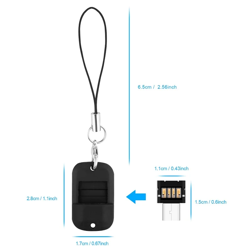 Rocketek USB микро OTG адаптер аксессуары с силиконовым чехлом для Samsung Разъема Xiaomi LG Huawei