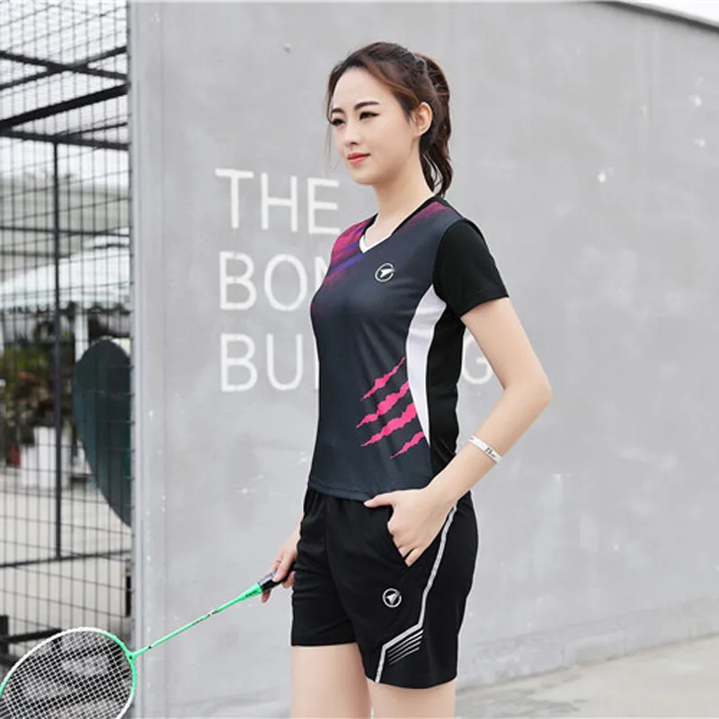 Новый 2019 бадминтон рубашки для мужчин/женщин Спортивная рубашка Настольный