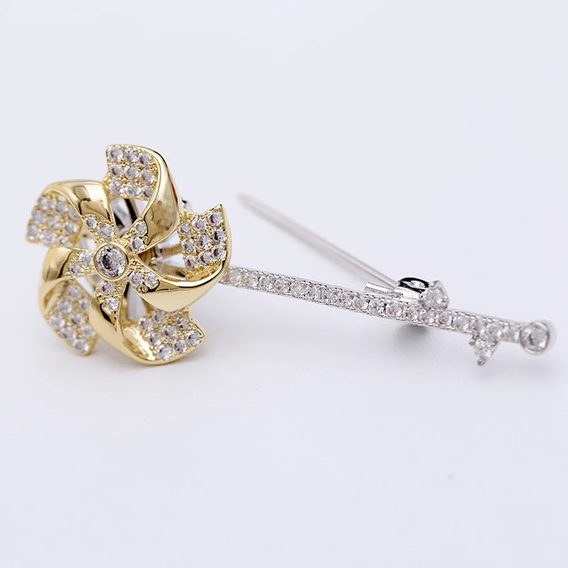 LuxJuly 2019 Корея Новое поступление Мода леди миниатюрная брошь ветряная мельница