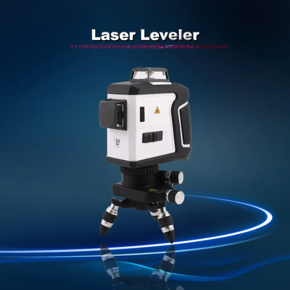 UNI-T LM560 660nm ручной лазерный уравнитель 3D 12 линий уровень вертикальный 360 горизонт
