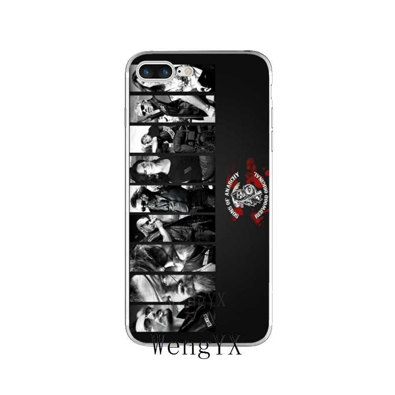 Фильм Сериал Sons of Anarchy плакат мягкий чехол для Xiaomi mi 8 SE Pro A2 Lite mi x 2 s max мы собрали воедино 3 Red mi S2 6A Примечание 6 5 Pocophone F1 - Цвет: SonsofAnarchyA08