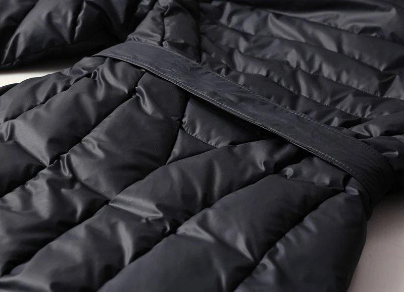 Женские пуховики размера плюс 8XL 9XL, новинка, Зимний Элегантный тонкий Теплый удлиненный женский пуховик с капюшоном, зимняя верхняя одежда 386