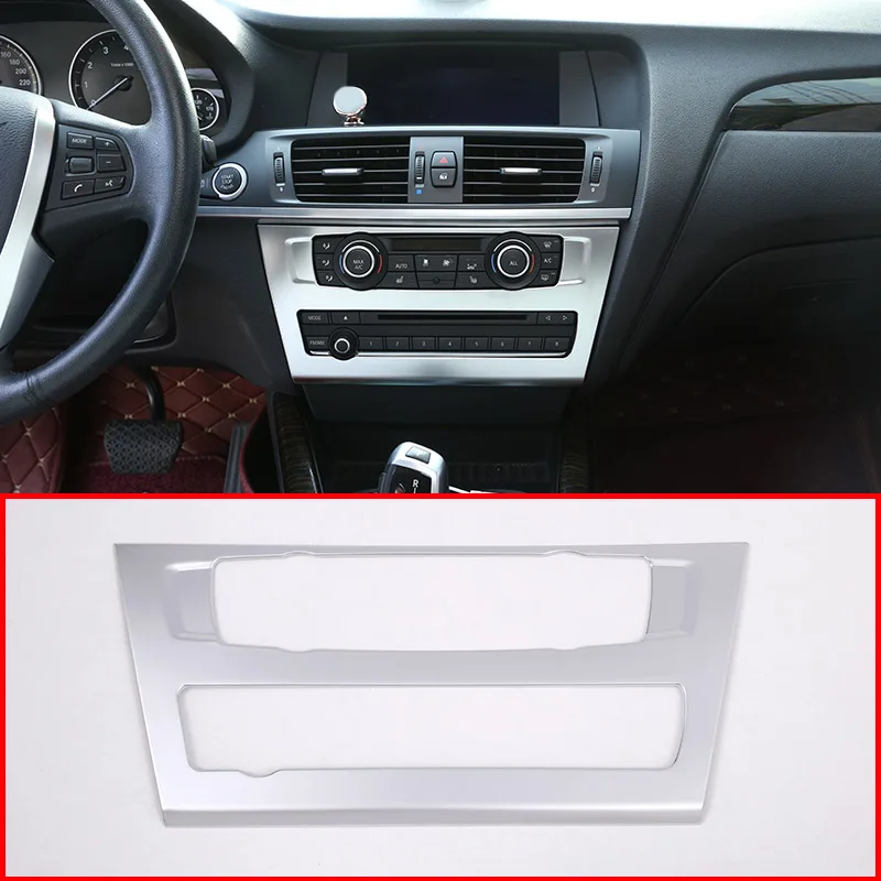 Для BMW X3 F25 2011-2016/X4 F26 2014-17 автомобильный Стайлинг ABS матовая хромированная