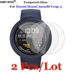 2 шт.лот для Xiaomi Huami Amazfit Verge 3 Sports Smart Watch 3 Закаленное Стекло 9H 2.5D Защитная пленка для экрана премиум-класса