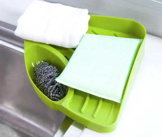 

50pcs Triangular Sink Rack Storage Racks Sink Sponge Stand Storage Debris Kitchen Multi - Purpose Dishwasher Drain Rack