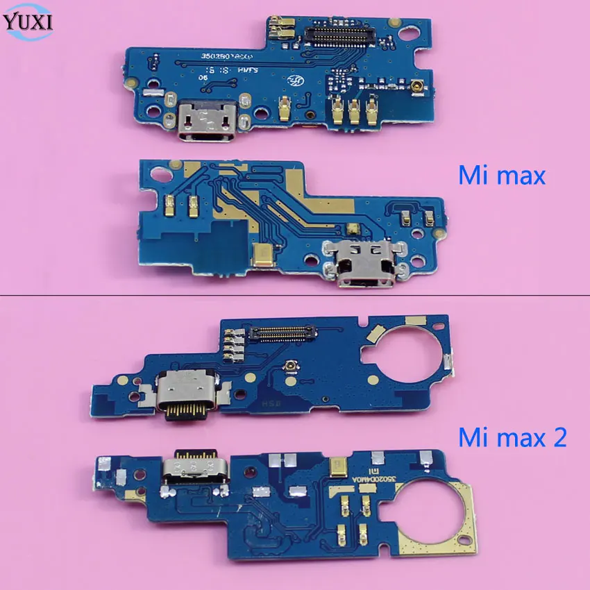 

YuXi 1pcs Micro Dock Connector Microphone Module USB Charging Port Board Flex Cable Parts for Xiaomi Mi max 2 max2