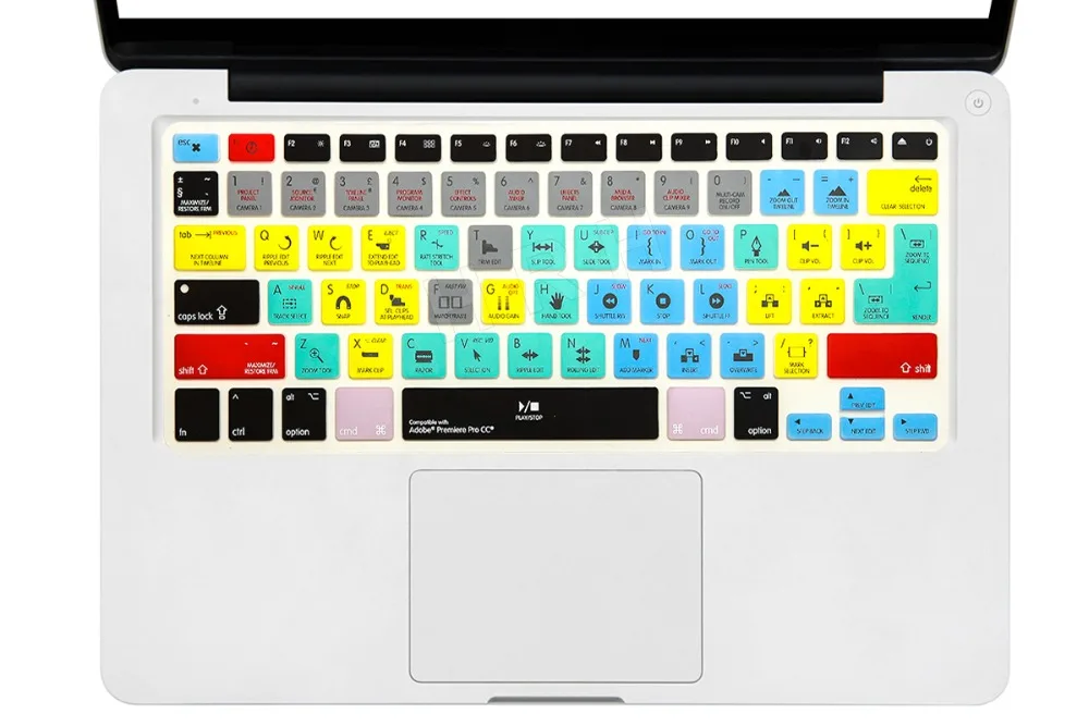 Фото Силиконовый чехол для клавиатуры Macbook Air 13 дюймов Adobe premipro Cc|Чехлы клавиатуры| |