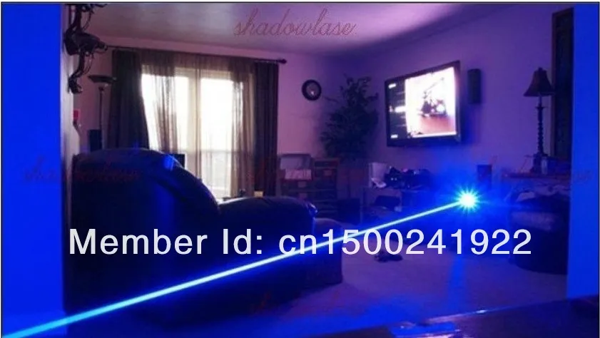 

Strong Power Military 3000000m 300Watt 450nm Blue Laser Pointer Flashlight Light Burn Match Candle Lit Cigarette Wicked Hunting
