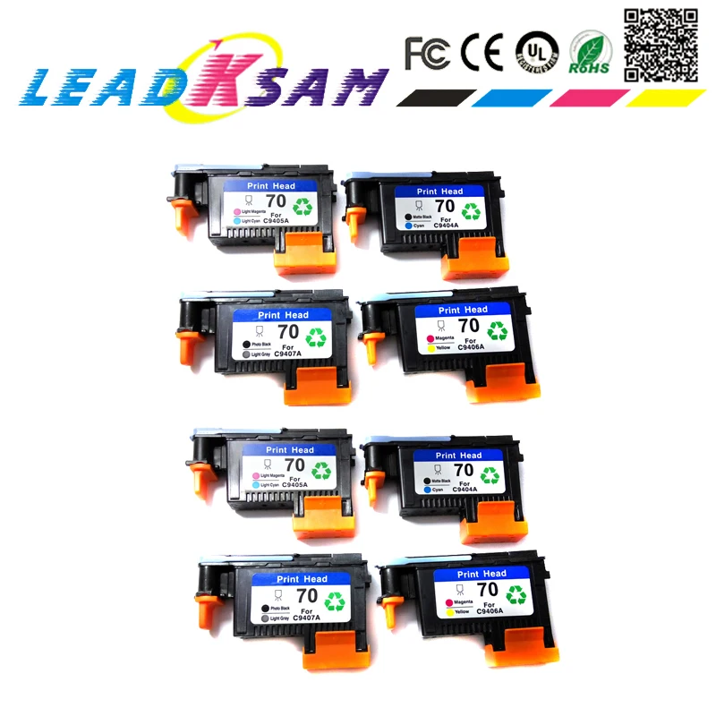 8X отлично подходит для hp 70 печатающая головка Z2100 Z5200 Z3100 Z3200|Чернильные картриджи|