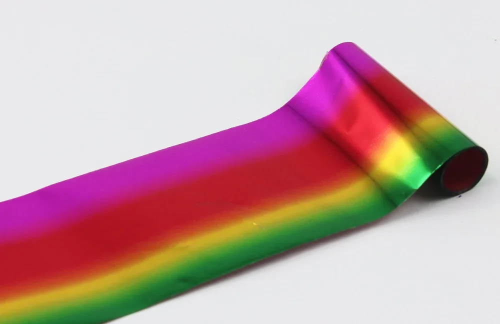 Blueness 4 рулона 4*120 см очаровательные лазерные радужные цветные дизайн ногтей