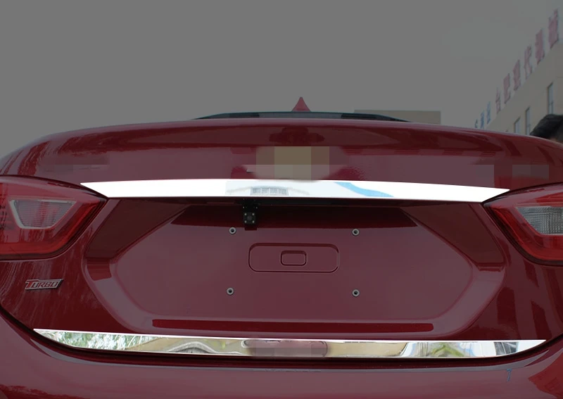 Накладка для багажника Chevrolet Cruze 2017 2018 отделка литье под дверь покрытие наружное