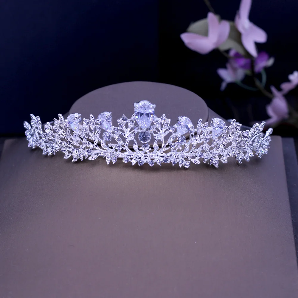 Lindo Espumante Prateado Cristal Big Festa показ Pageant Coroa Tiara Do Casamento De Noiva Acessorios Para o Cabelo|casamento tiara|coroa