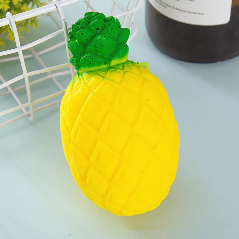 Squishy pineapple Soft Exquisite Fun Toys Scented Squish fruit Charm Slow Rising Stress Reliever Squeeze Toy Squishe