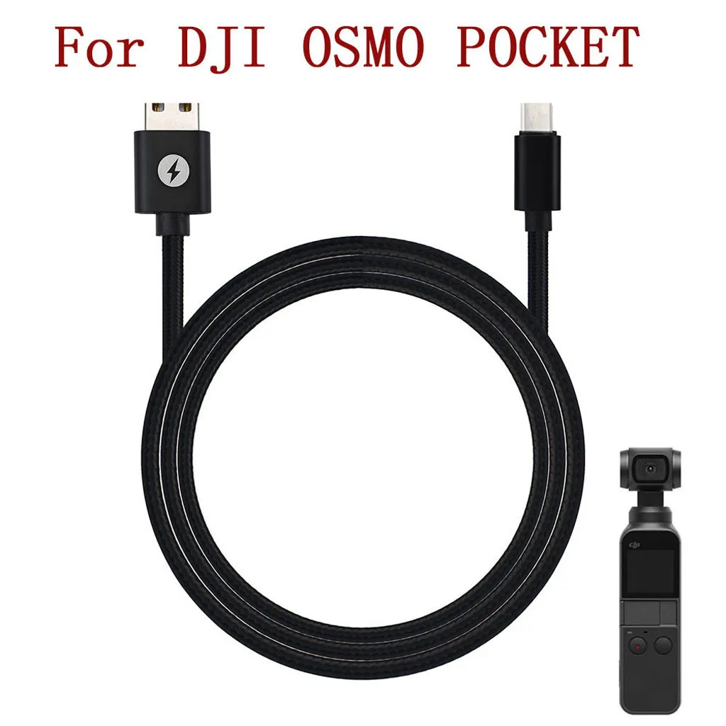 1 м нейлоновый USB кабель Type c для синхронизации данных и зарядки DJI OSMO карманное