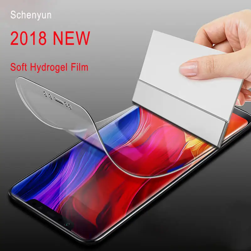 2 шт. Защитная пленка для экрана для Red mi note 6 pro 6A A2 Lite 5A mi x3 Новая мягкая Гидрогелевая пленка для Xiaomi mi 9 8 без стекла