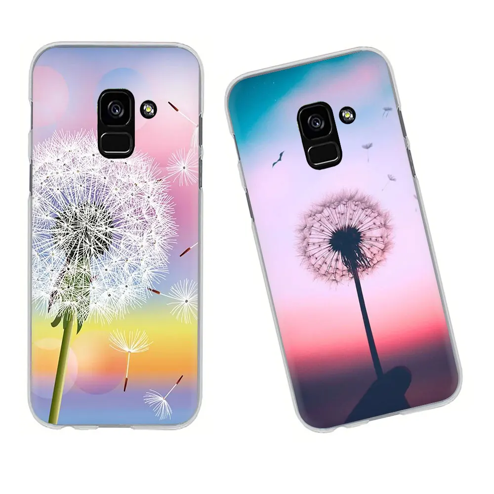 Одуванчик жесткий чехол для телефона красивый цветок растений 2018 Samsung Galaxy A3 5 2017 A6