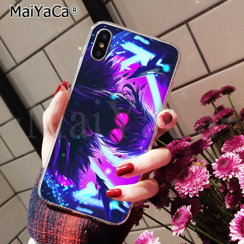 MaiYaCa kda league of legends ТПУ мягкий силиконовый прозрачный чехол для телефона для iPhone 8 7 6 6S Plus 5 5S SE XR X XS MAX Coque Shell