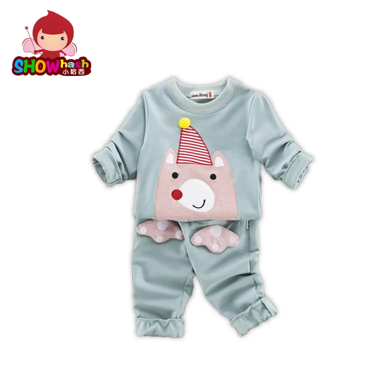 Showhash 2017 Демисезонный новых корейских детей одежда Active Длинные рукава хлопок