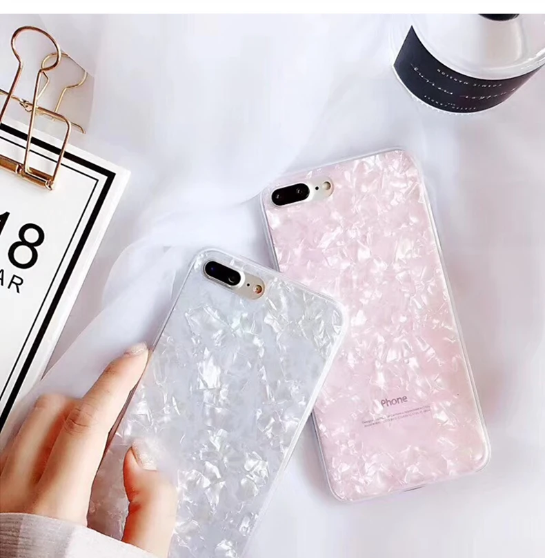 Чехол для телефона YY Fantasy Girl SeaShell с узором iphone XS R Блестящий силиконовый TPU