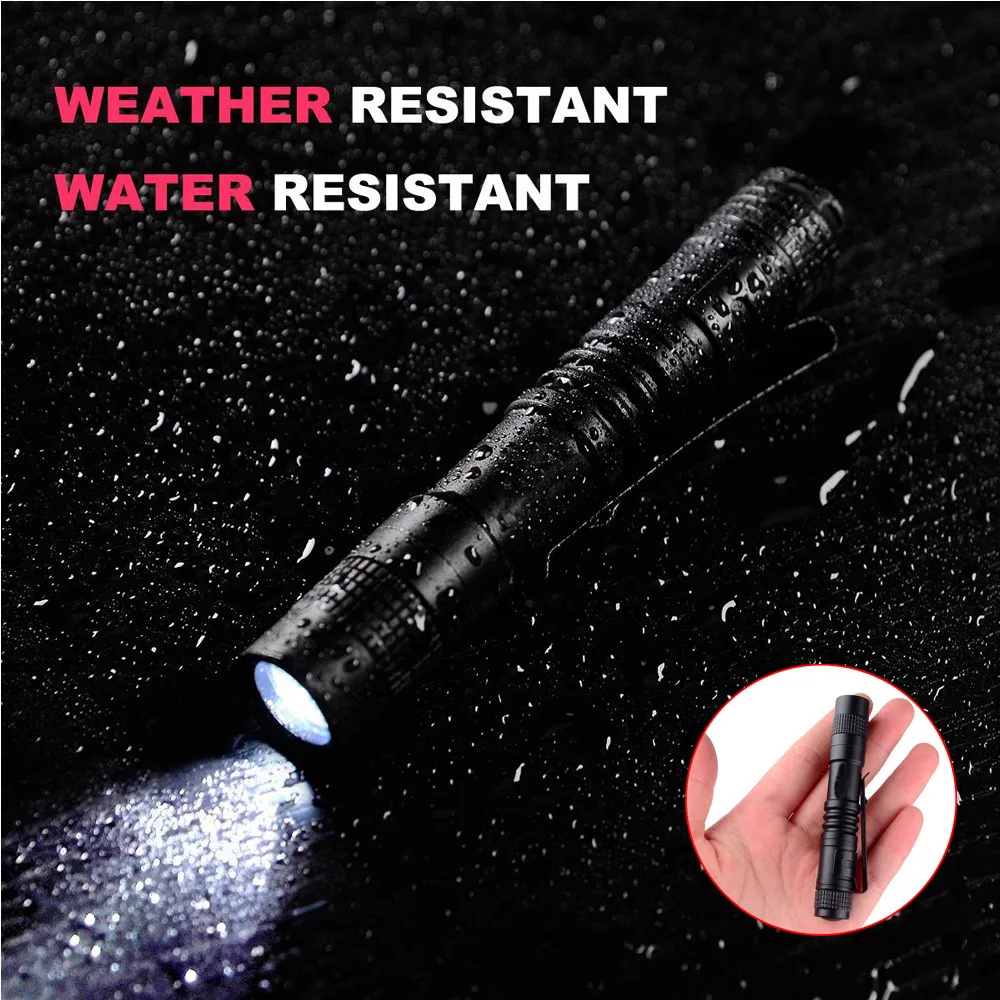 Зонд блестящий супер маленький мини флэш светильник AAA XPE R3 Светодиодный