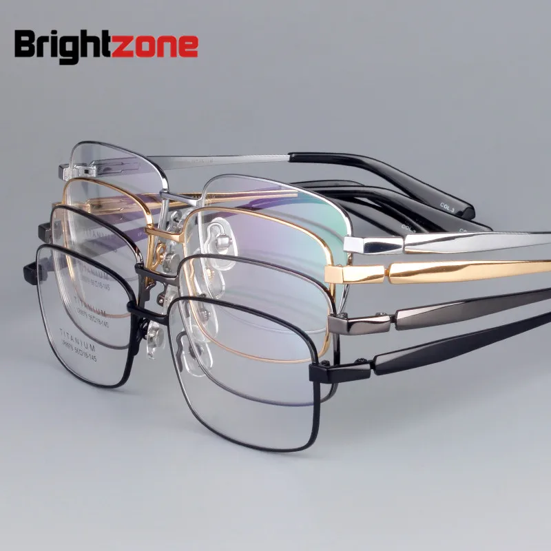 Брендовые высококачественные полностью титановые очки BRIGHTZONE дизайнерская