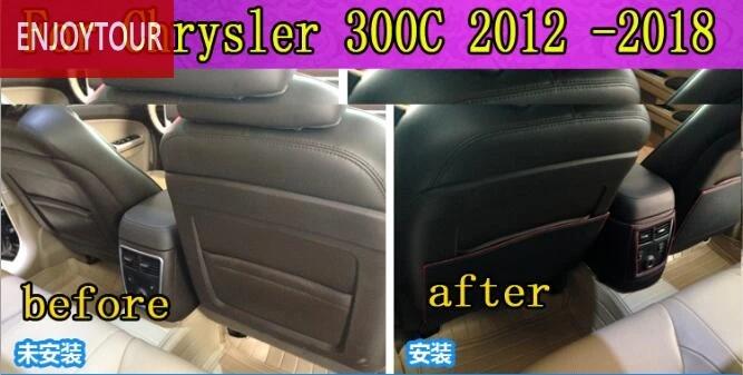 

car seat Anti-kick Protection Car-styling Accessories For Chrysler 300C 2012 2013 2014 2015 2016 2017 2018