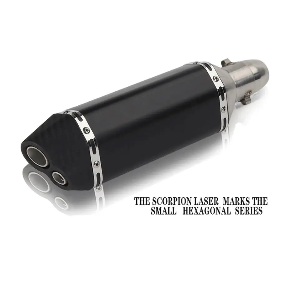 Универсальная выхлопная труба для мотоцикла yamaha R3 R1 R6 YZF FZ16 Z750 honda NC 700 NC750X NC750 2012 2013