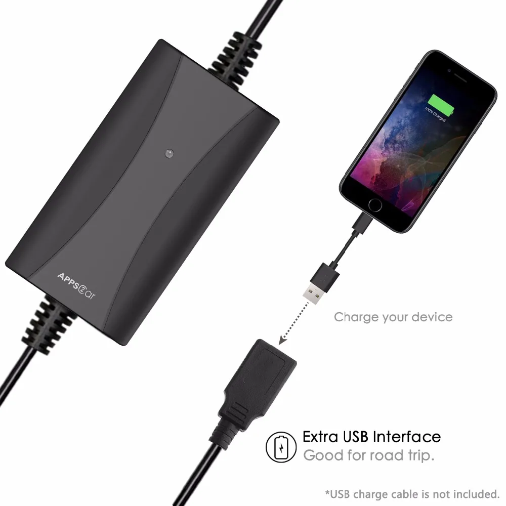 APPS2Car стерео AUX вход Адаптер вспомогательный MP3 комплект USB зарядное устройство