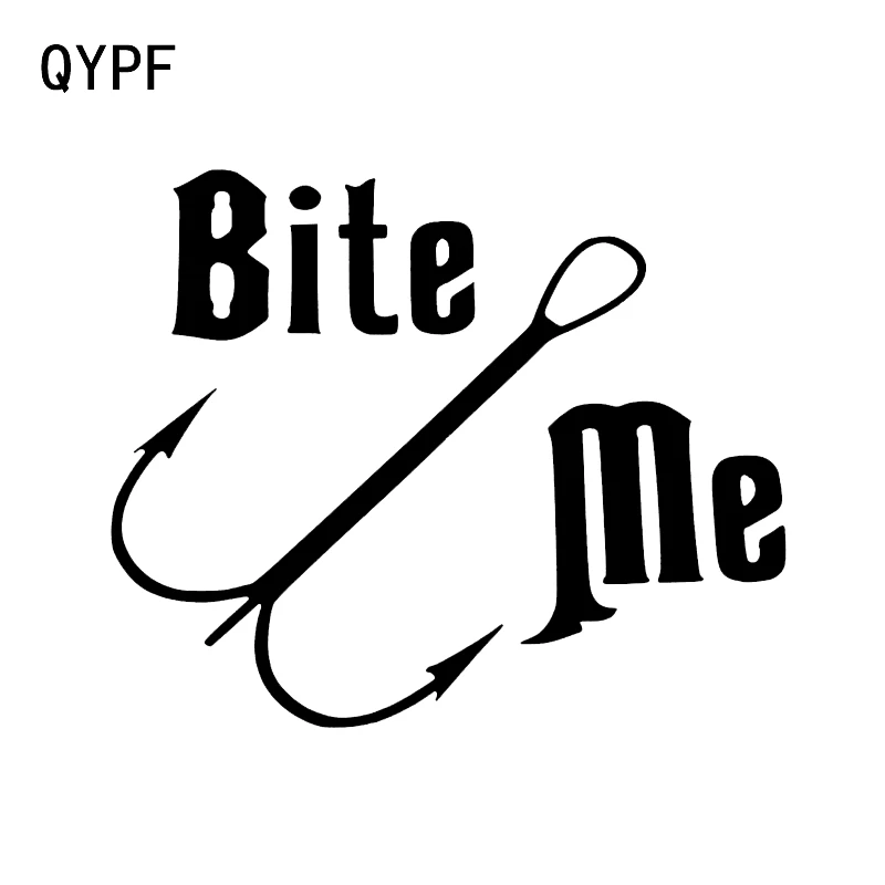 QYPF 15*12 4 см интересный Графический декор с крючком в виде рыбы стикер для
