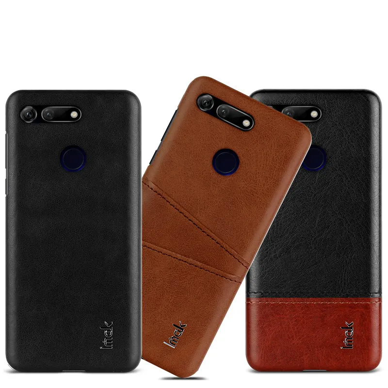 Huawei Honor View 20 Leather Case Card Funda IMAK Concise Slim Back Shell for View20 Cover V20 | Мобильные телефоны и