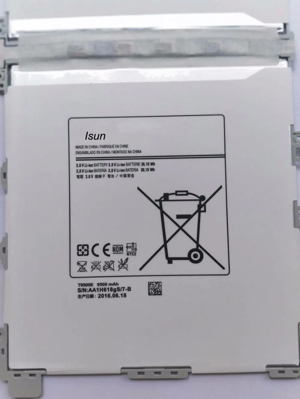 Оригинальный SM P905M T9500E/U аккумулятор для Samsung Note Pro 12 2 P900 P901 9500mAh запасная батарея с