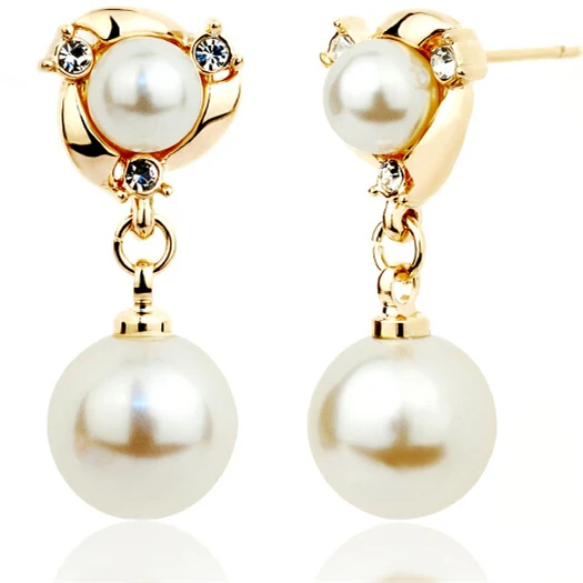 Горячая Распродажа Orecchini массивные Серьги Bijoux Brincos корейская мода имитация жемчуга Кристалл Висячие серьги для женщин ювелирные изделия