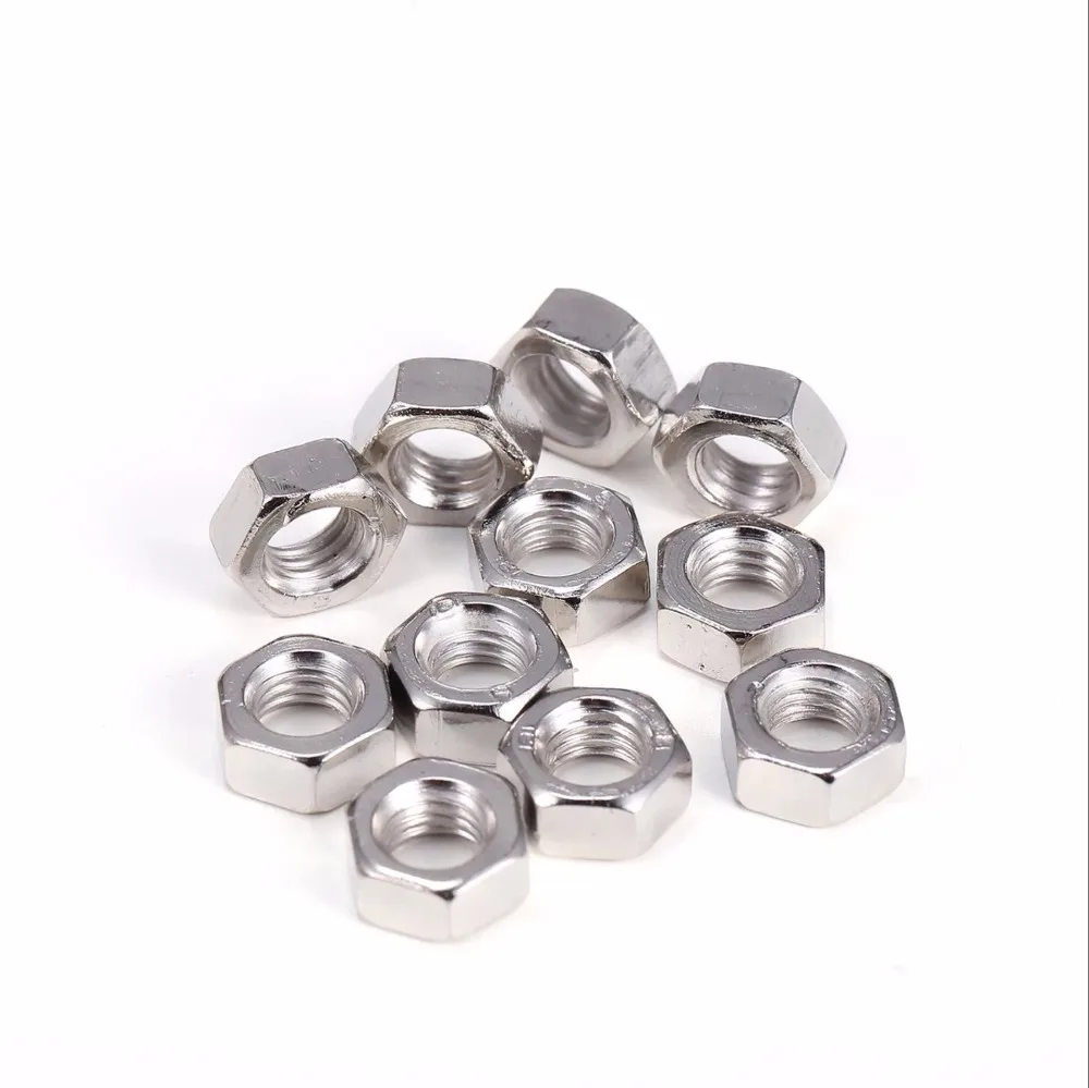 Оцинкованная Шестигранная гайка из углеродистой стали винтовая 30 штук для