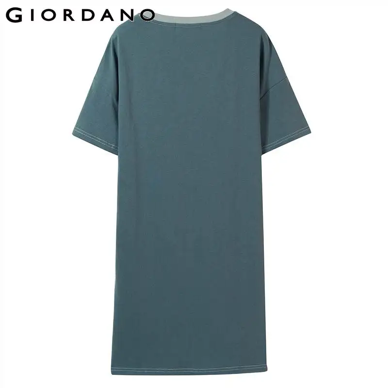 Женское платье dordano с одним карманом Vestidos De Verano контрастное круглым вырезом Sukienka